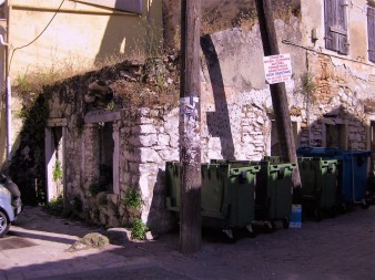 Korfu,Stadthafen-Verfall-pittoresk